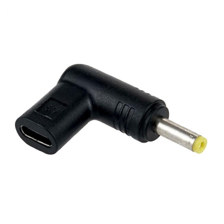 USB C타입 DC젠더 노트북 충전용 5V 4.0 x 1.7