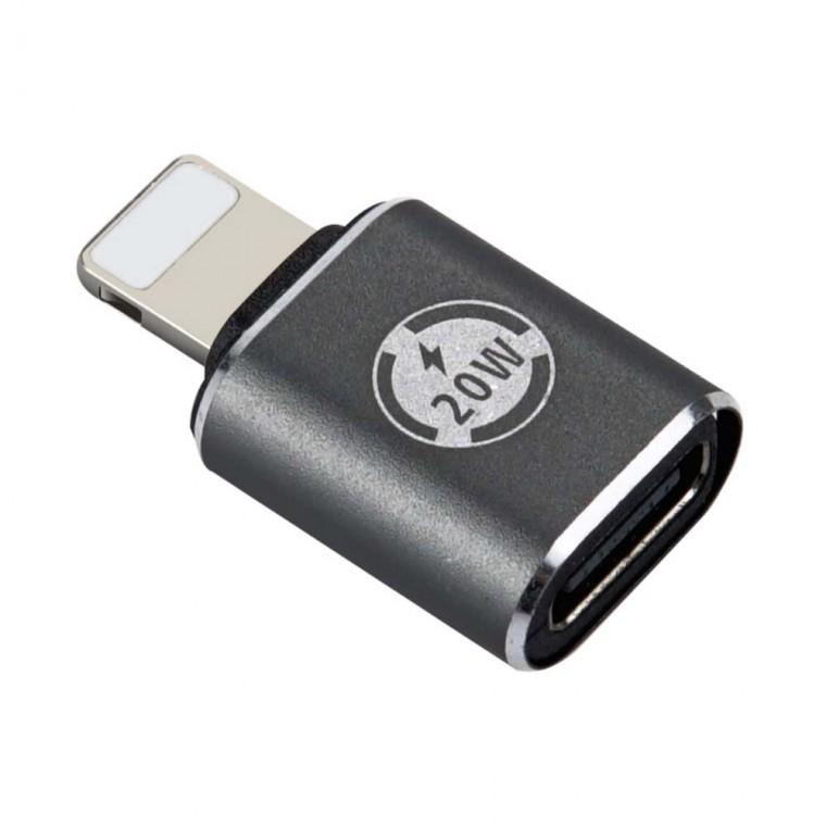 USB 3.1 C타입 20W iOS핀 변환 젠더 스마트폰 충전 데이터 전송