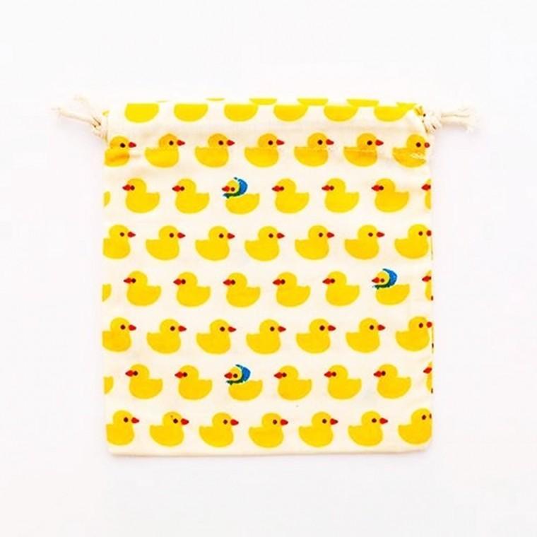 노랑오리 복조리파우치 14x16cm