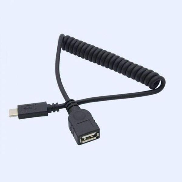 C타입 USB 케이블 USB A(F) 변환 데이터 케이블 75CM