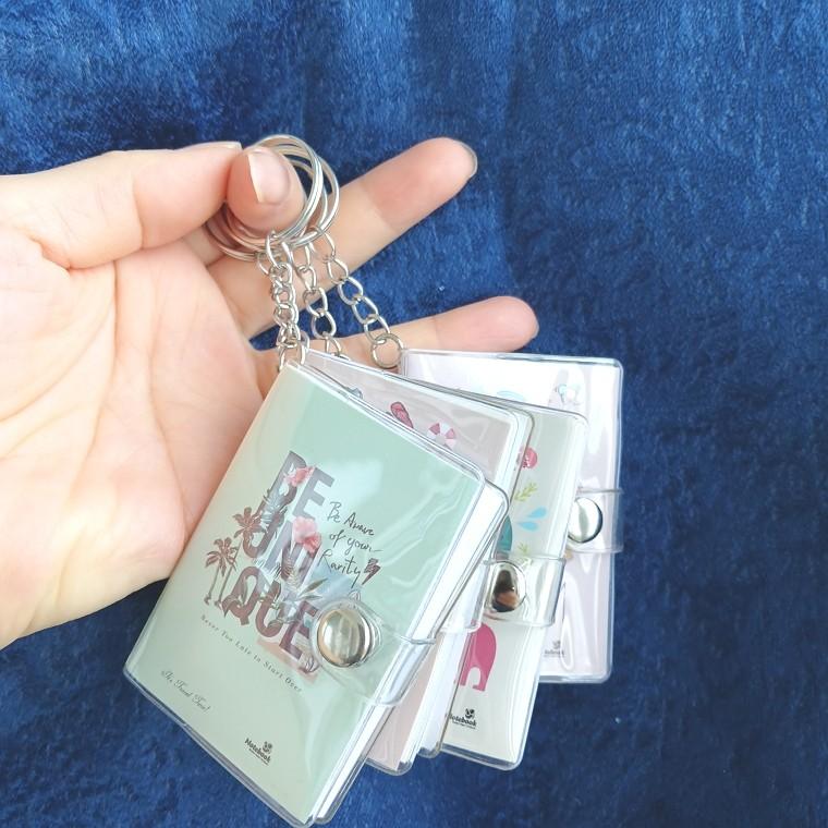 미니 수첩 단어장 메모장 열쇠고리 4종류 한세트
