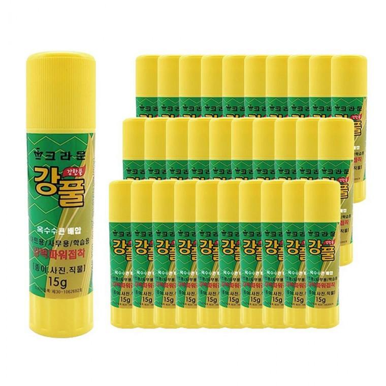 접착제 20입 고체풀 강풀 강력접착 1박스 15g 다용도