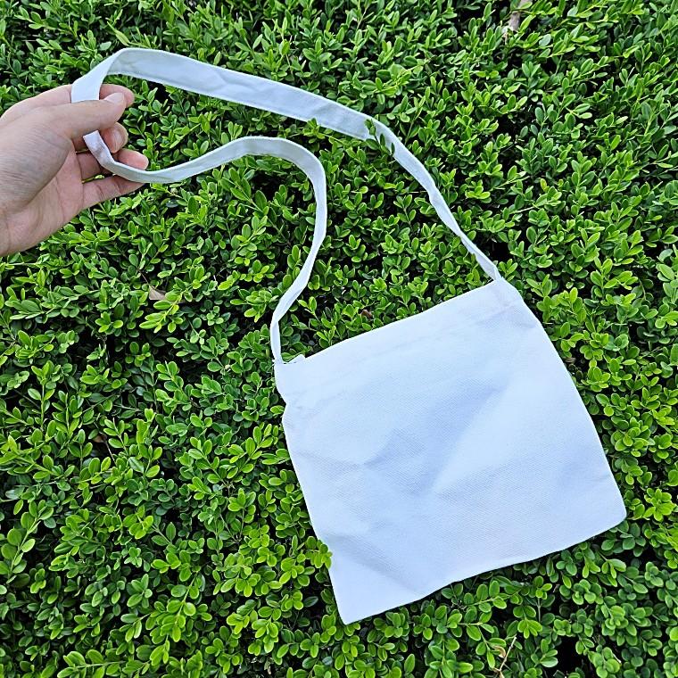 DIY 크로스 무지 에코백 가방 20X22 학교 학원 미술 꾸미기 활동