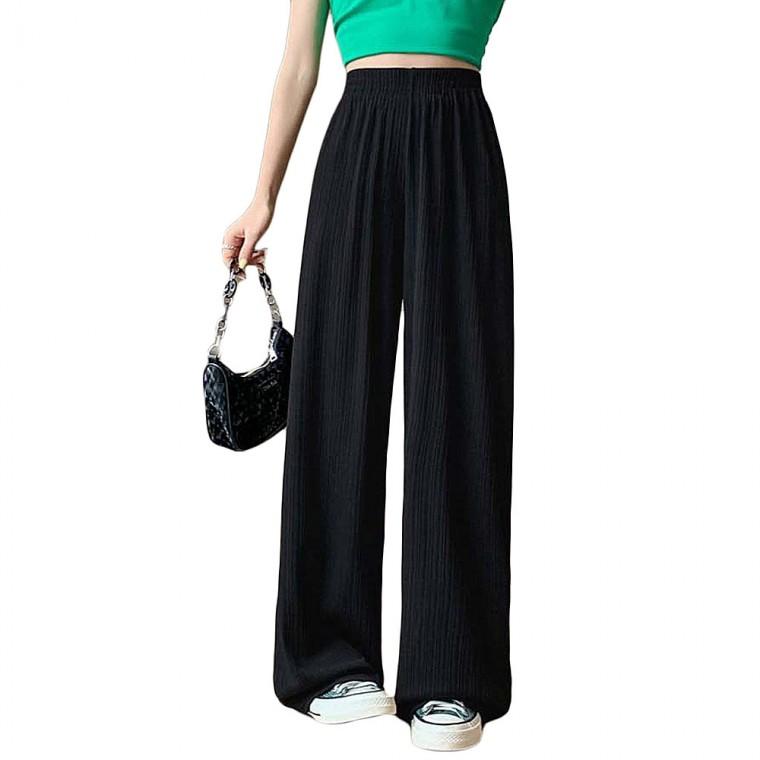 여름 패션 플 와이드 밴딩 팬츠 데일리룩 긴바지