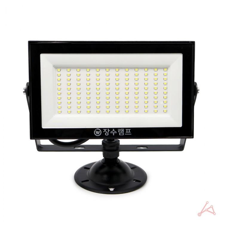 LED사각투광등 주광색 50W 흑색