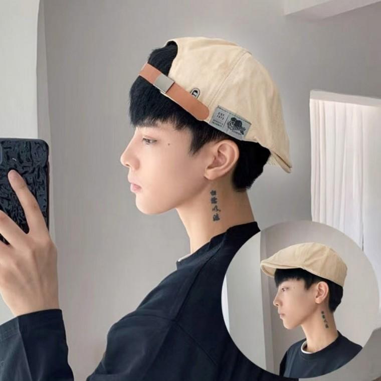 빈티지 패치 포인트 데일리 패션 남여공용 헌팅캡