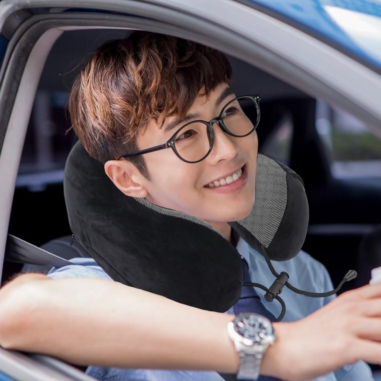 릴렉션 메모리폼 목베개 목쿠션 3종세트(블랙)