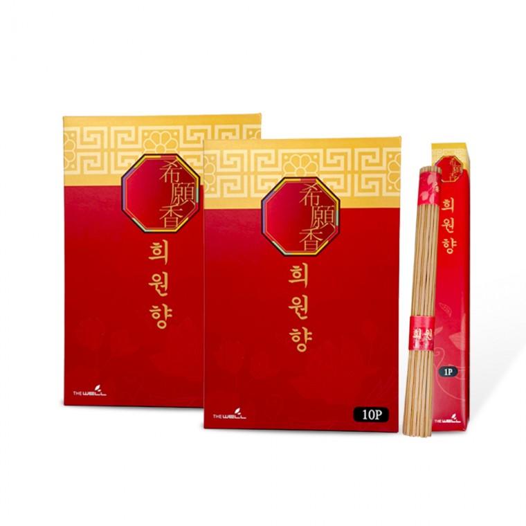 희원향 45g 10개입-2개 향초 향 제사 제수용 블교향 사찰향 법당향 제사향