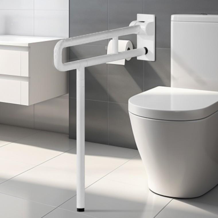 장애인 양변기 손잡이 노약자 변기 보조 손잡이 지지대 접이식 U자형 상하가동 HLBATH A39