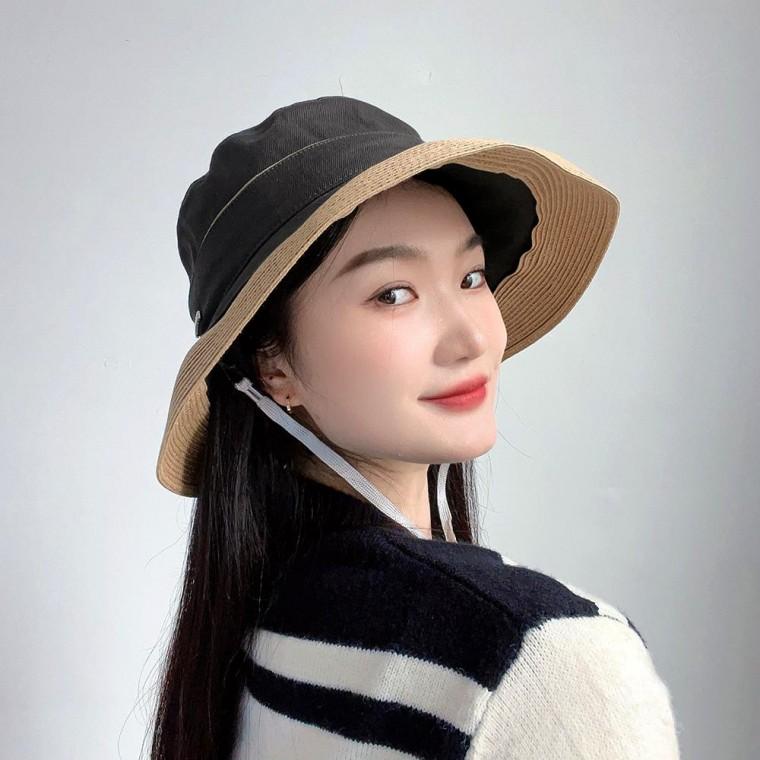 사파리모자 버킷햇 차콜 여성용 챙모자