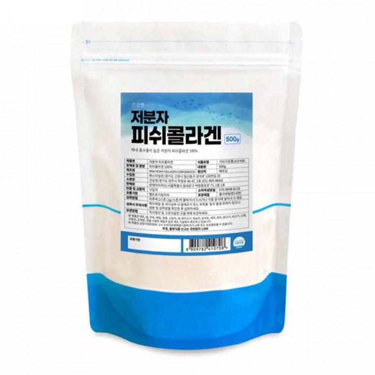 건강앤 피쉬콜라겐 저분자분말 500g 피부 건강 관리