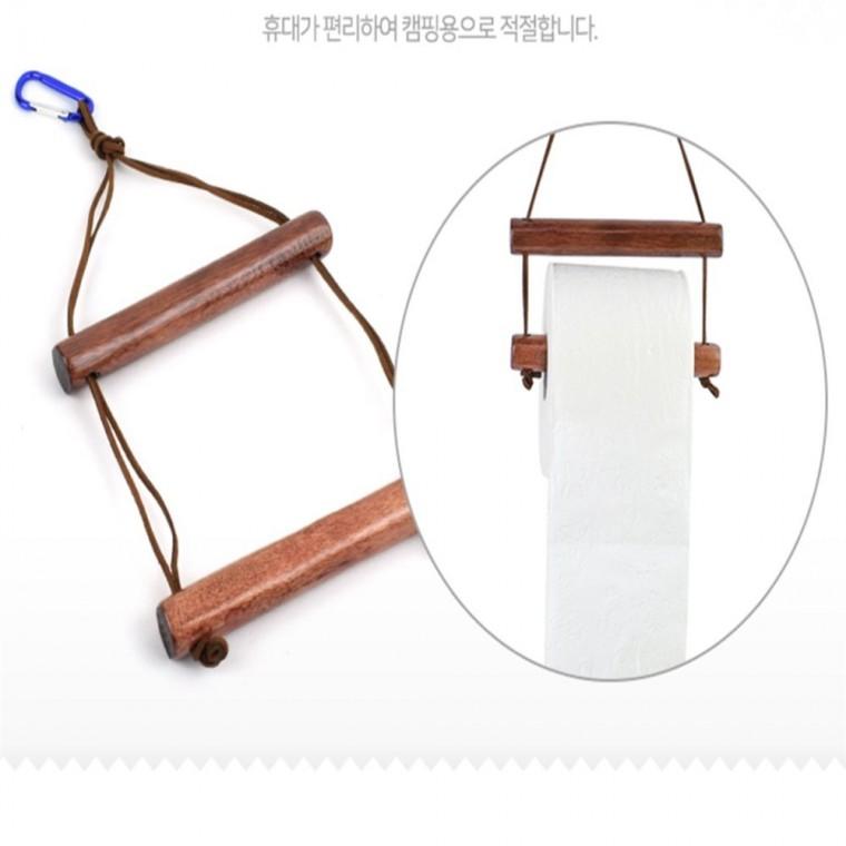 옻칠 캠핑용 휴지걸이 깔끔한휴지걸이 캠핑두루마리휴지걸이 캠핑소품