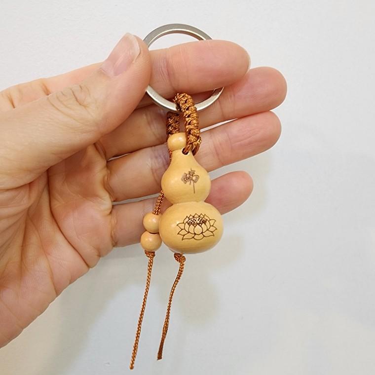 불교 복숭아나무 액운 삼재막이 조롱박 연꽃 키링