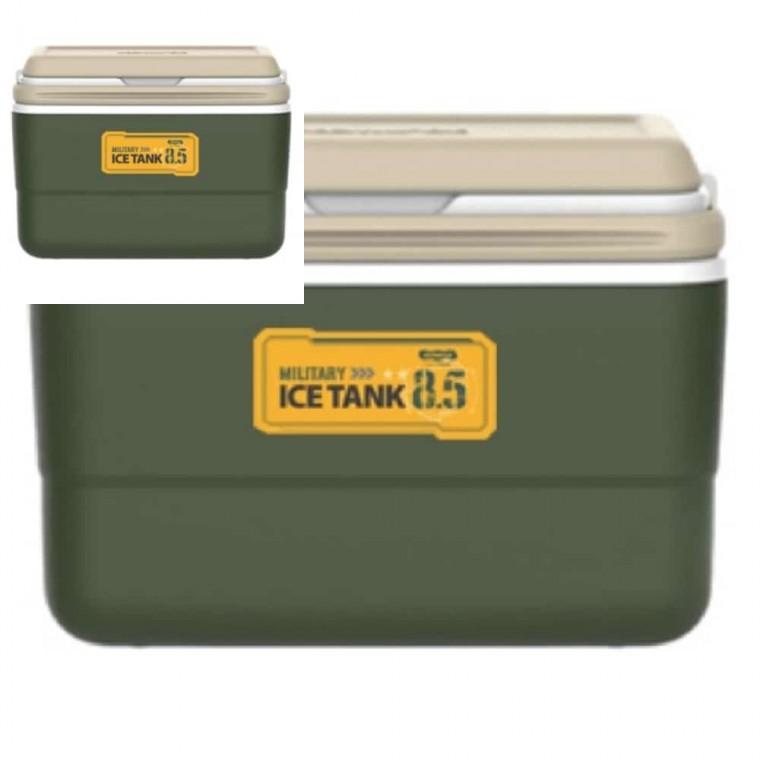 아이스박스 8.5L 밀리터리 그린 330x255x300mm 캠핑보냉백 캠핑쿨러 낚시아이스박스 캠핑냉장고