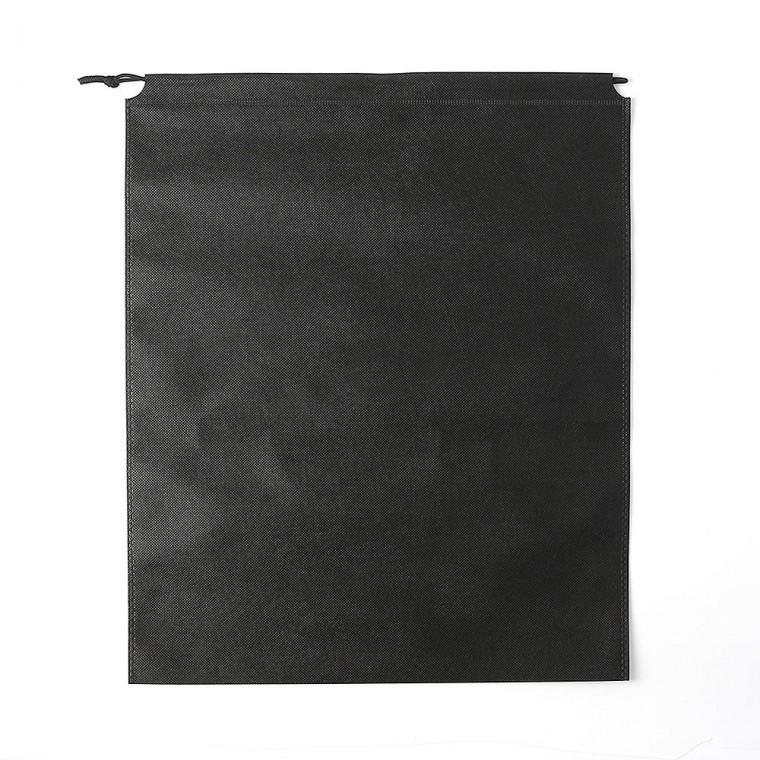 스트링 파우치 부직포 20p세트 44x53cm 한쪽 검정