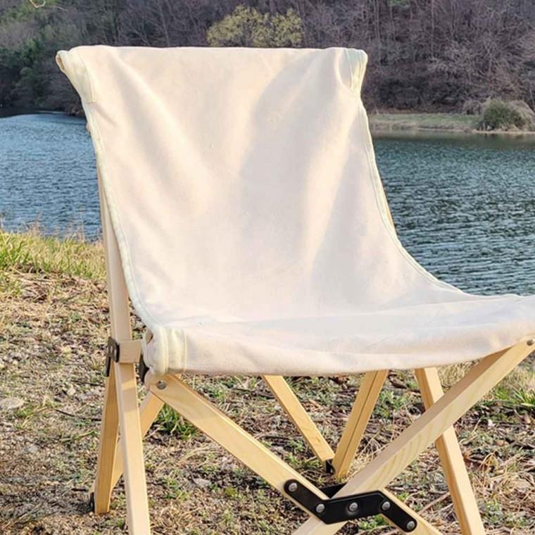 원목 로우 캠핑체어 캠핑용의자 식탁의자 야외의자 캠핑경량의자 접이식의자