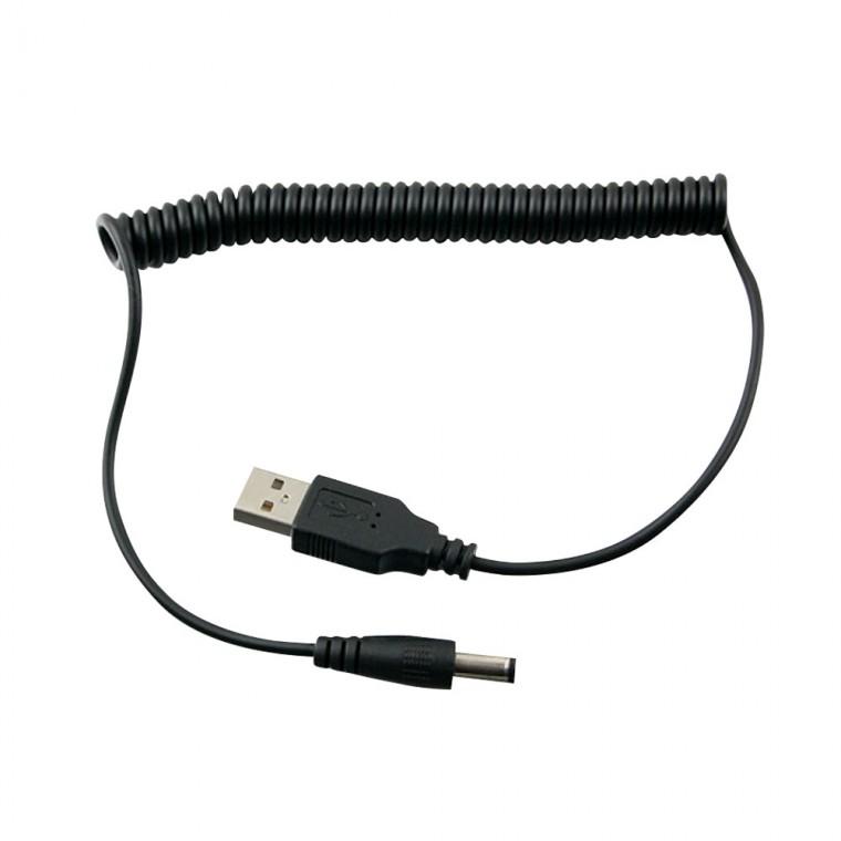 USB 전원 스프링 케이블 DC 5.5 x 2.1