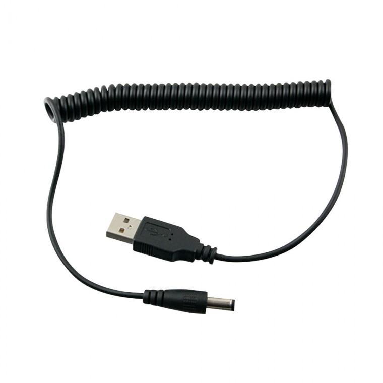 USB 전원 스프링 케이블 DC 5.5 x 2.1