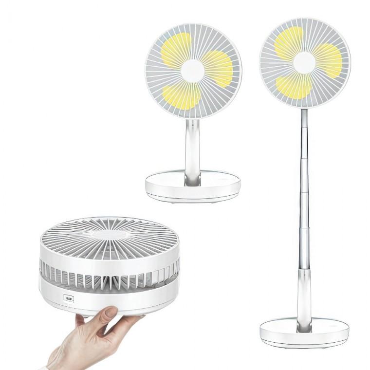 삼우 접이식 책상 탁상용 캠핑 낚시 미니 선풍기 백색 서큘레이터 캠핑용