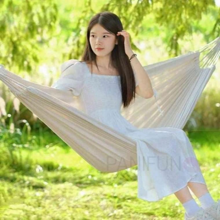 1인해먹 실내해먹 침대해먹 아이보리 그물침대 캠핑해먹 캠핑용해먹