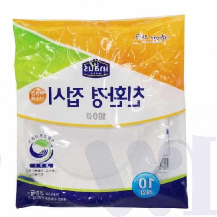 180mm 일회용 접시 10개 1회용그릇 캠핑일회용품 캠핑접시 일회용식기 고기접시