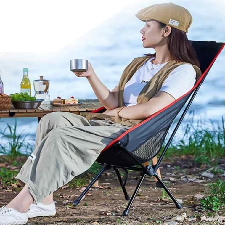캠핑안락의자 블랙 대형 대기의자 캠핑용접이식의자 놀이공원휴대용의자 폴딩의자