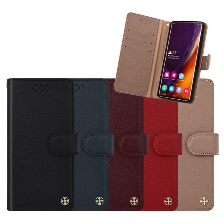 LG V40 V409 빈센트 천연소가죽 카드 지갑형 고급 다이어리 핸드폰 케이스