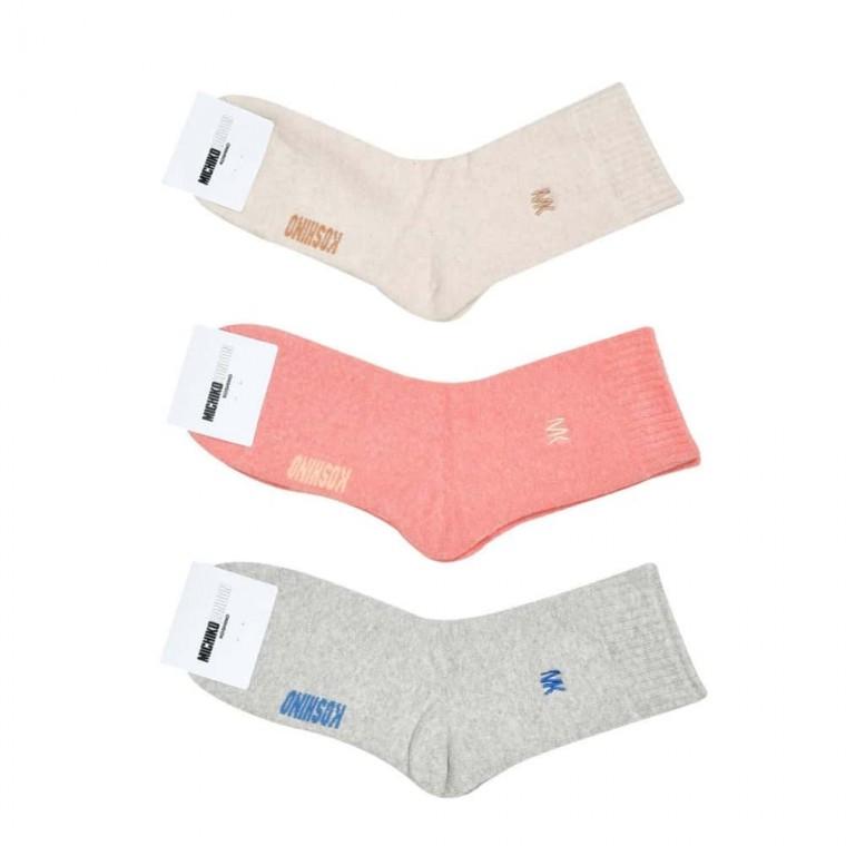 미치코런던 파일 중목 양말 발편한양말 조임없는양말 데일리양말