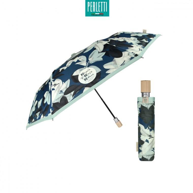 펄레티 이태리 미니 목련화 리사이클 친환경 고급 자동 우산 19101A