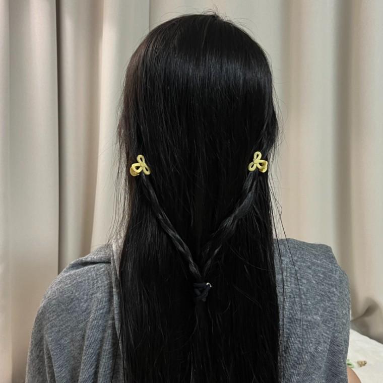 5종 컬러믹스 반묶음 미니집게핀 10P
