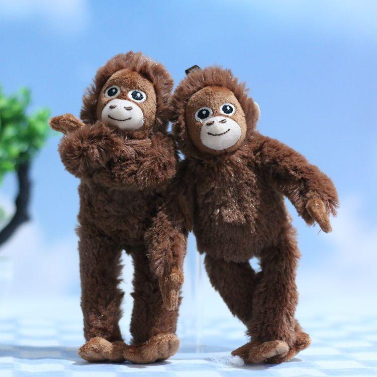 JIYU 원숭이 키링 오랑우탄 인형 가방고리 재밌는 친구 선물