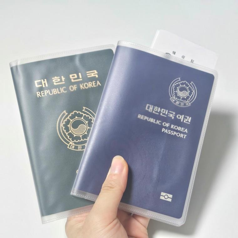 신여권 구여권 투명 여권케이스 커버