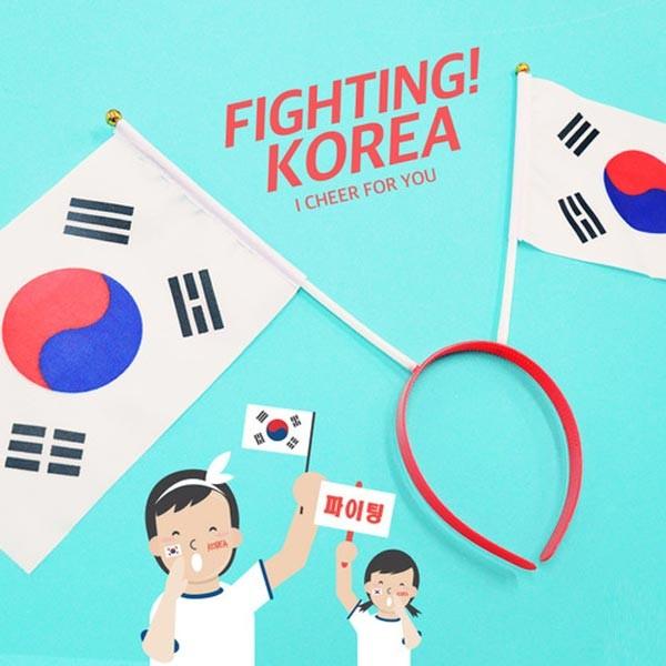 헤어밴드 태극기 파티용품 헤어벤드 여자머리띠