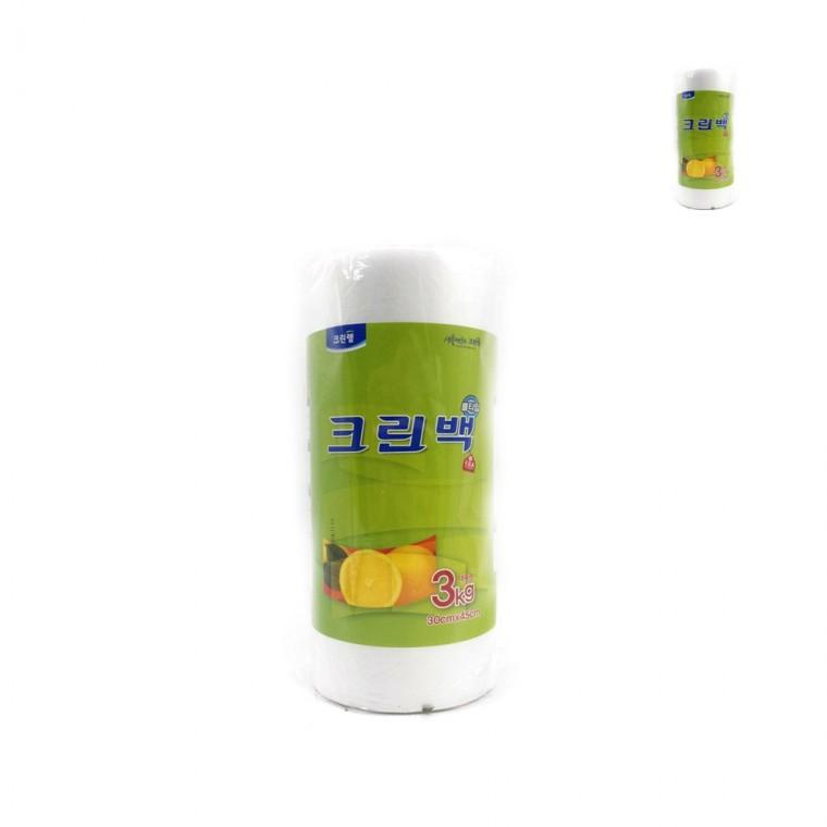 가정용롤백 일회용봉투 야채봉투 위생비닐 비닐백 위생팩 30 x 45cm 3Kg 위생롤백