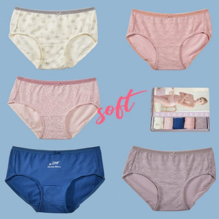 레이스밴드팬티 똥배팬티 40대여성팬티 20대여성팬티 여성팬티 여성 맥시팬티 5매입
