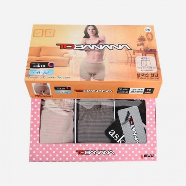 여성 팬티 3매 무봉제팬티 여자 여성용팬티