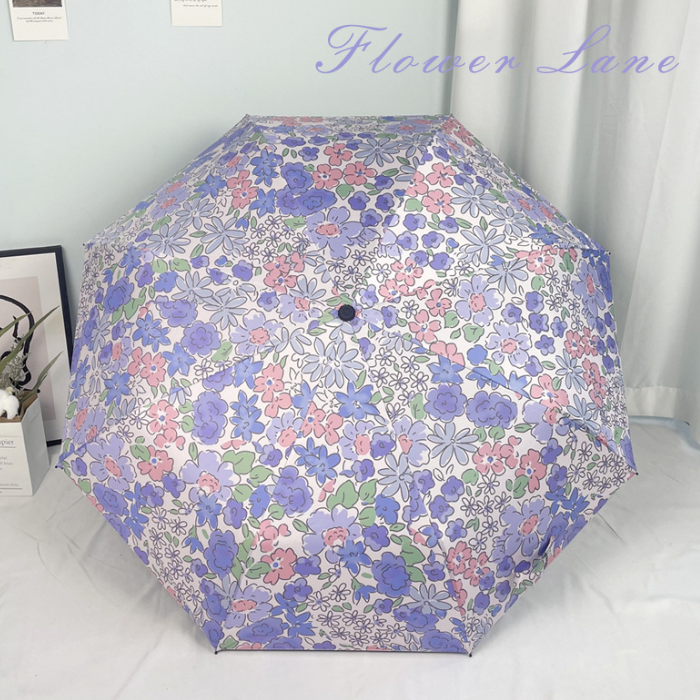 꽃무늬 우산 3단 자동우산 양산겸우산 감성디자인