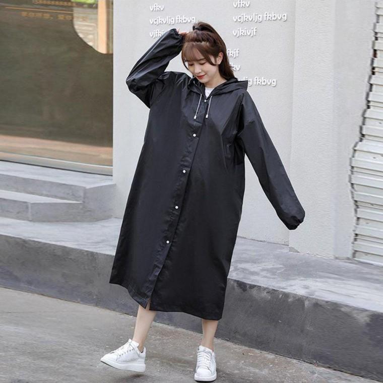 도롱이 휴대용 비옷 EVA 판초 우비