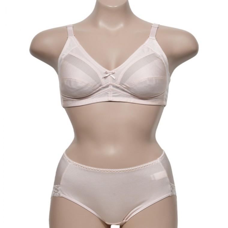 풀컵브라 인견 약혼자 순면 B컵브라 B컵 브라팬티 세트