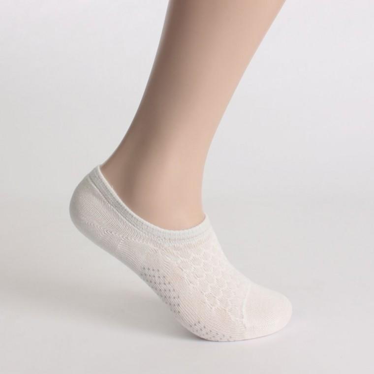 도트 화이트 여성 실리콘덧신 덧신 여름양말 양말