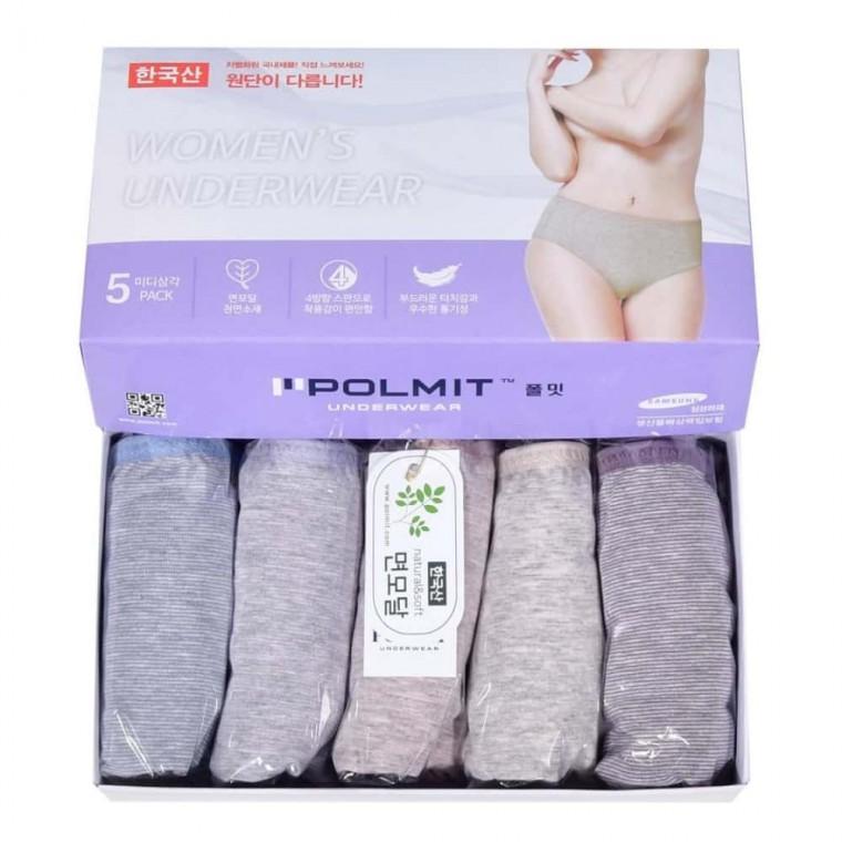 여성 삼각팬티 5매 편한여성속옷 20대여성팬티 여자속옷선물