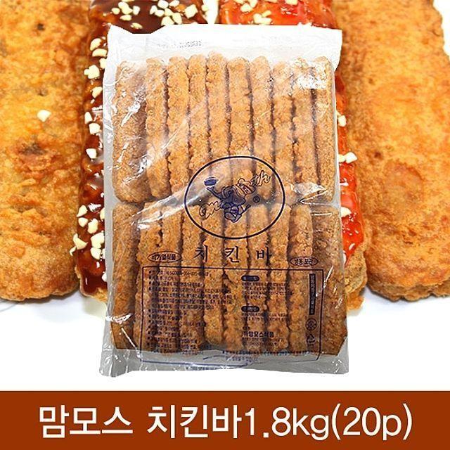 맘모스 치킨바 1.8kg(20p) X 2개