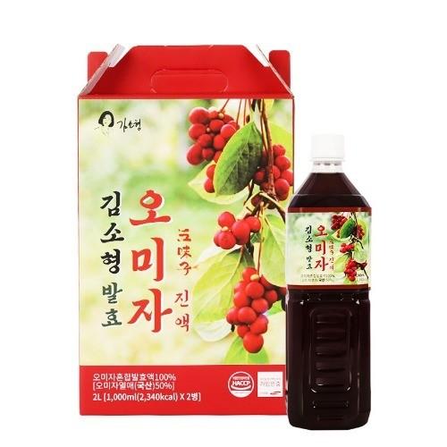 김소형 발효 오미자 진액 1 000ml x 2병