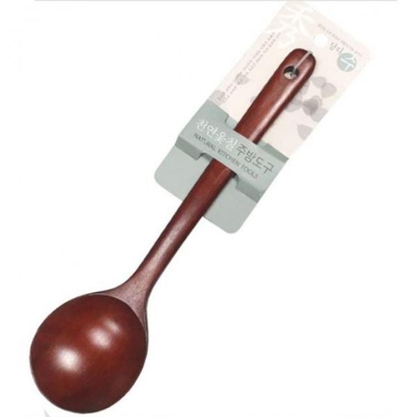 옻칠 대추목 볶음스푼 대형 30cm 우드 스파츌라 요리 주걱 뒤집개