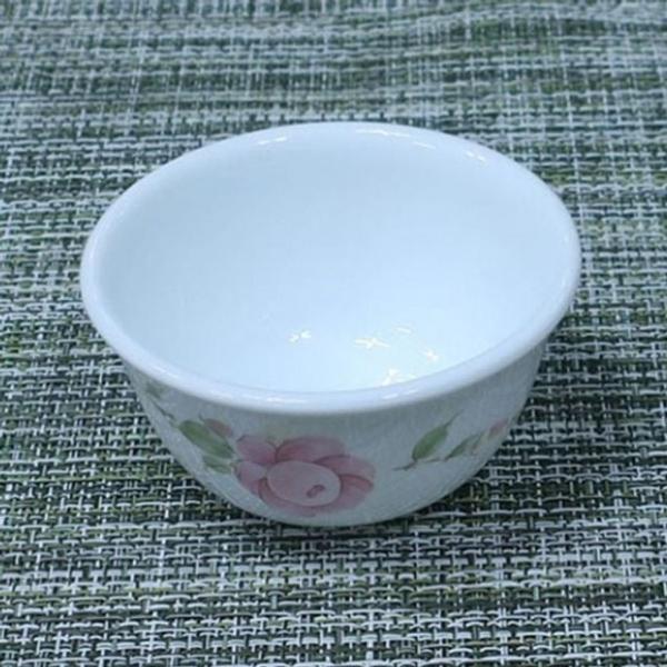 핑크장미 도자기 미니볼 9.7cm 1P 디저트 앞접시 찬기 다용도 식기