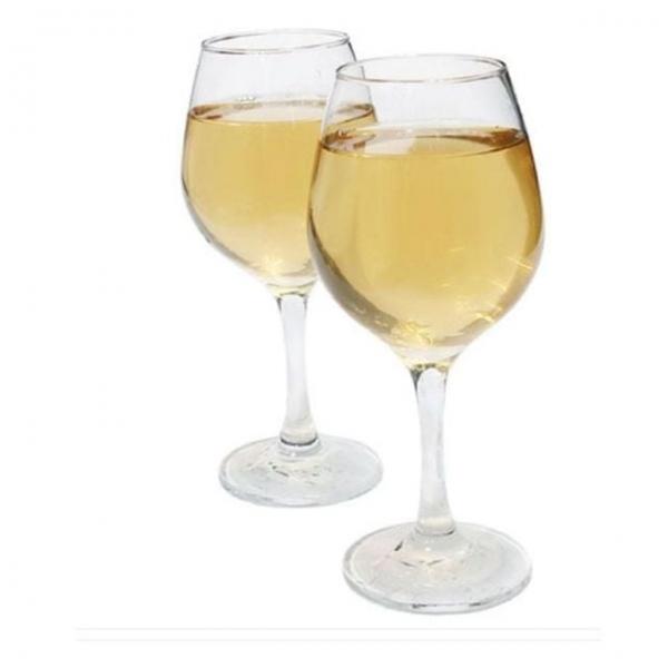 앰버 레드 유리 와인잔 460cc 2P 샴페인 맥주 꼬냑 술잔 글라스 홈술