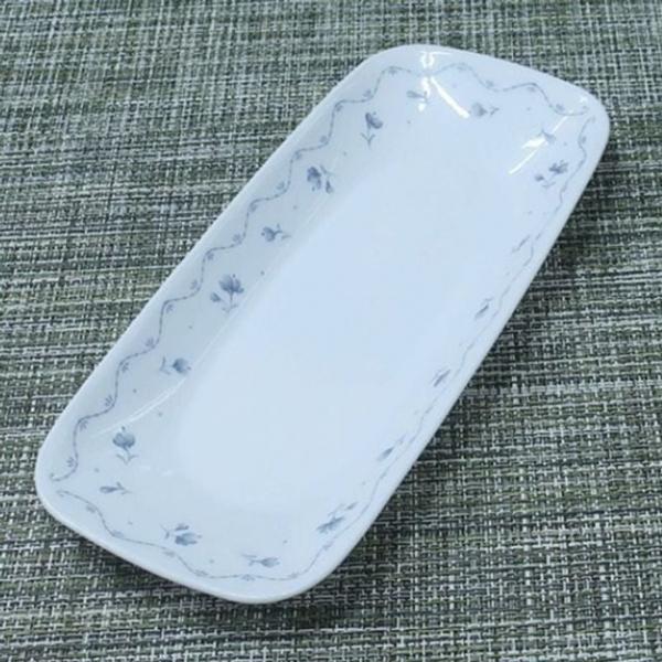 꽃무늬 도자기 생선접시 26.5cm 플레이팅 반찬 그릇 다용도 식탁 식기