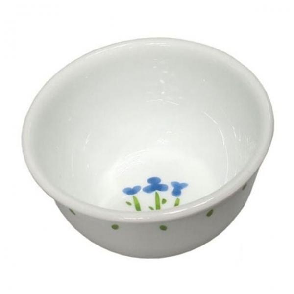 파랑꽃 도자기 공기 11.7cm 밥그릇 국그릇 밥공기 식탁 다용도 식기