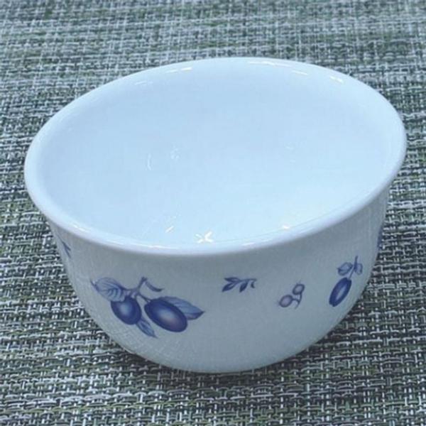 블루베리 과일무늬 도자기 공기 12cm 신형 밥그릇 찬기 접시 대접 식기