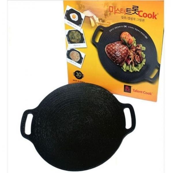 캠핑 가정용 그리들팬 30cm 고기 불판 구이 그릴판 요리도구